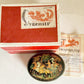 RUSSIAN PALEKH SCHOOL 1984 HAND PAINTED LACQUER BOX TROIKA vintage SIGNED