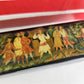 RUSSIAN PALEKH SCHOOL 1987 HANDPAINTED LACQUER BOX VILLAGE FEAST vintage SIGNED