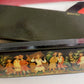 RUSSIAN PALEKH SCHOOL 1987 HANDPAINTED LACQUER BOX VILLAGE FEAST vintage SIGNED