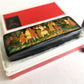 RUSSIAN PALEKH SCHOOL 1987 HANDPAINTED LACQUER BOX VILLAGE FEAST vintage SIGNED
