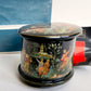 RUSSIAN PALEKH SCHOOL 1986 ALL SIDES PAINTED LACQUER BOX EMELYA & MAGIC FISH