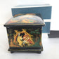 RUSSIAN PALEKH SCHOOL 1986 FIVE SIDES PAINTED LACQUER BOX RUSLAN & LUDMILA