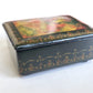 RUSSIAN HAND PAINTED LACQUER BOX BALDA & DEVIL