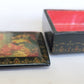 RUSSIAN HAND PAINTED LACQUER BOX BALDA & DEVIL