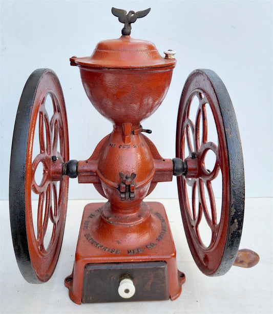 COFFEEE GRINDER MILL antique ENTERPRISE MFG CO. Philadelphia 19th CENTURY H23"