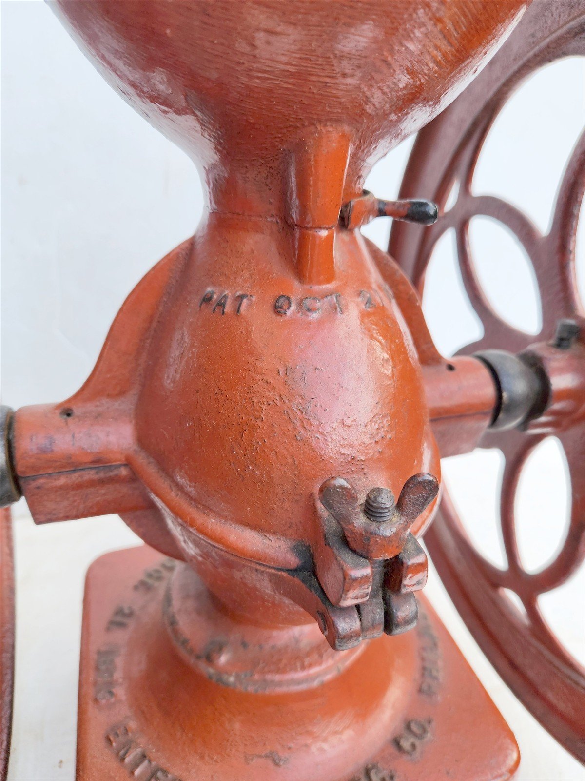 COFFEEE GRINDER MILL antique ENTERPRISE MFG CO. Philadelphia 19th CENTURY H23"