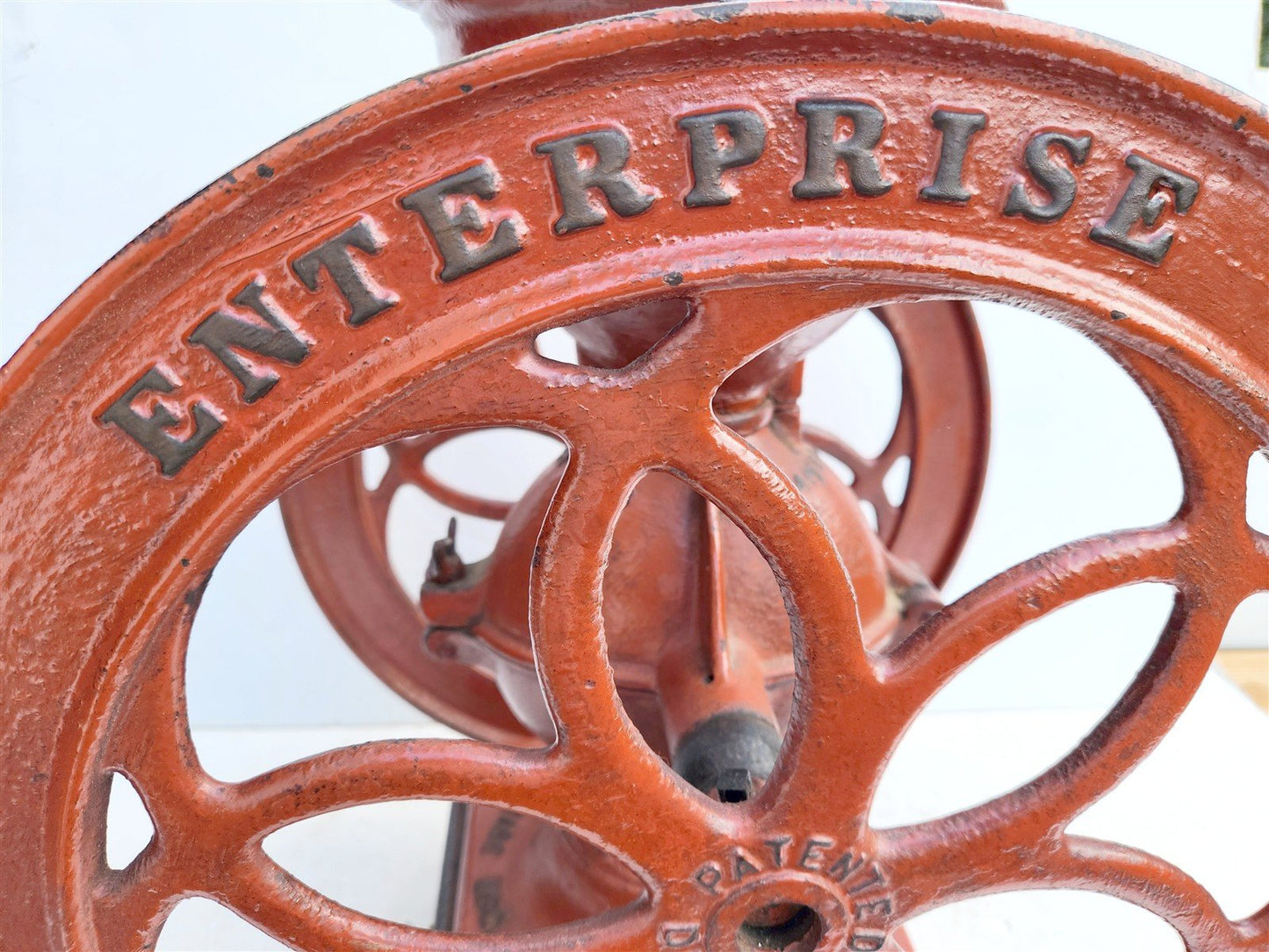 COFFEEE GRINDER MILL antique ENTERPRISE MFG CO. Philadelphia 19th CENTURY H23"