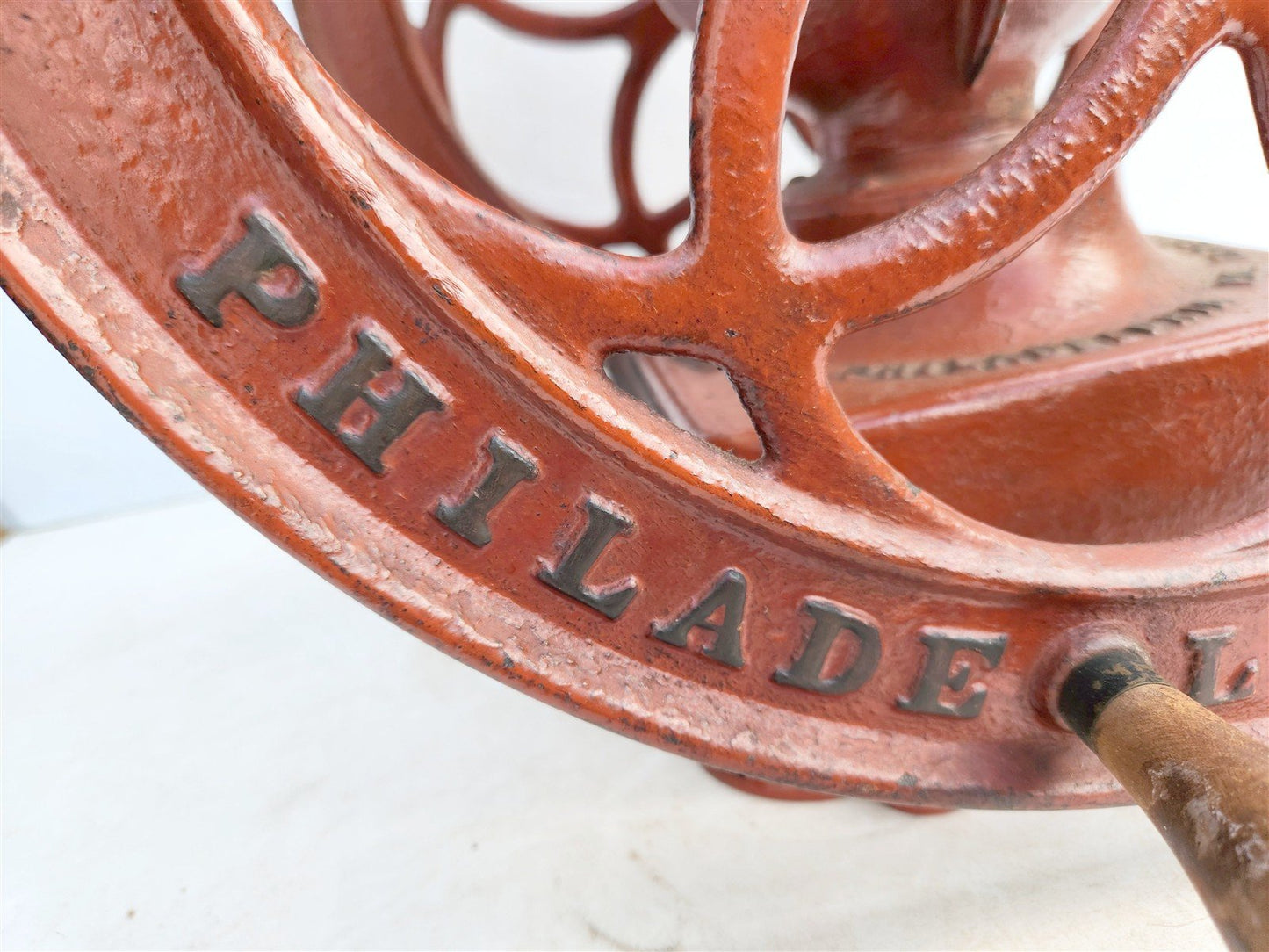 COFFEEE GRINDER MILL antique ENTERPRISE MFG CO. Philadelphia 19th CENTURY H23"