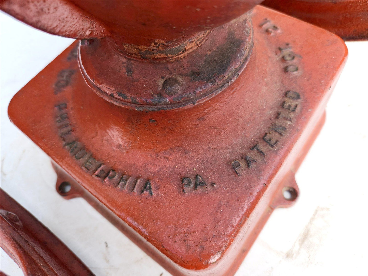 COFFEEE GRINDER MILL antique ENTERPRISE MFG CO. Philadelphia 19th CENTURY H23"