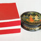 RUSSIAN PALEKH SCHOOL 1987 HAND PAINTED LACQUER BOX vintage FLIRTING COUPLE