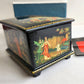 RUSSIAN PALEKH SCHOOL 1986 PAINTED on FIVE SIDES LACQUER BOX vintage ALENUSHKA