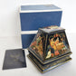 RUSSIAN PALEKH SCHOOL 1980s PAINTED on FIVE SIDES LACQUER BOX vintage ALENUSHKA