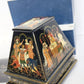 RUSSIAN PALEKH SCHOOL 1980s PAINTED on FIVE SIDES LACQUER BOX vintage ALENUSHKA