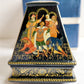 RUSSIAN PALEKH SCHOOL 1980s PAINTED on FIVE SIDES LACQUER BOX vintage ALENUSHKA