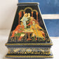 RUSSIAN PALEKH SCHOOL 1980s PAINTED on FIVE SIDES LACQUER BOX vintage ALENUSHKA