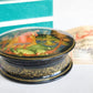 RUSSIAN PALEKH SCHOOL 1985 PAINTED SIGNED LACQUER BOX vintage FROG PRINCESS