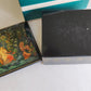 RUSSIAN PALEKH SCHOOL 1985 PAINTED SIGNED LACQUER BOX vintage GRANDFATHER FROST