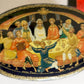 RUSSIAN PALEKH SCHOOL 1986 ALL SIDES PAINTED SIGNED LACQUER BOX vintage WEDDING