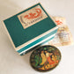 RUSSIAN PALEKH SCHOOL 1985 HAND PAINTED SIGNED LACQUER BOX vintage THE DATE