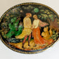 RUSSIAN PALEKH SCHOOL 1985 HAND PAINTED SIGNED LACQUER BOX vintage THE DATE