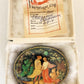 RUSSIAN PALEKH SCHOOL 1985 HAND PAINTED SIGNED LACQUER BOX vintage THE DATE