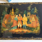 RUSSIAN PALEKH SCHOOL 5 SIDES PAINTED SIGNED LACQUER BOX vintage Zmei Gorynych