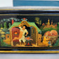 RUSSIAN PALEKH SCHOOL 5 SIDES PAINTED SIGNED LACQUER BOX vintage Zmei Gorynych