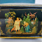 RUSSIAN PALEKH SCHOOL 5 SIDES PAINTED SIGNED LACQUER BOX vintage Zmei Gorynych