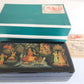 RUSSIAN PALEKH SCHOOL HANDPAINTED SIGNED LACQUER BOX vintage EMELYA & MAGIC FISH