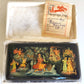 RUSSIAN PALEKH SCHOOL HANDPAINTED SIGNED LACQUER BOX vintage EMELYA & MAGIC FISH