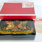 RUSSIAN PALEKH SCHOOL 1984 HAND PAINTED SIGNED LACQUER BOX vintage BOAR HUNTING