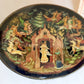 RUSSIAN PALEKH SCHOOL 1984 HAND PAINTED LACQUER BOX vintage DEAD PRINCESS