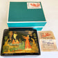 RUSSIAN PALEKH SCHOOL 1985 HAND PAINTED LACQUER BOX vintage THE PARTING