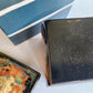 RUSSIAN PALEKH SCHOOL all sides PAINTED LACQUER BOX vintage FINIST BRIGHT FALCON