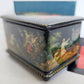 RUSSIAN PALEKH SCHOOL all sides PAINTED LACQUER BOX vintage TALE of GOLDEN FISH