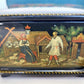 RUSSIAN PALEKH SCHOOL all sides PAINTED LACQUER BOX vintage TALE of GOLDEN FISH