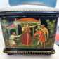 RUSSIAN PALEKH SCHOOL all sides PAINTED LACQUER BOX vintage TALE of GOLDEN FISH