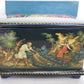 RUSSIAN PALEKH SCHOOL all sides PAINTED LACQUER BOX vintage TALE of GOLDEN FISH
