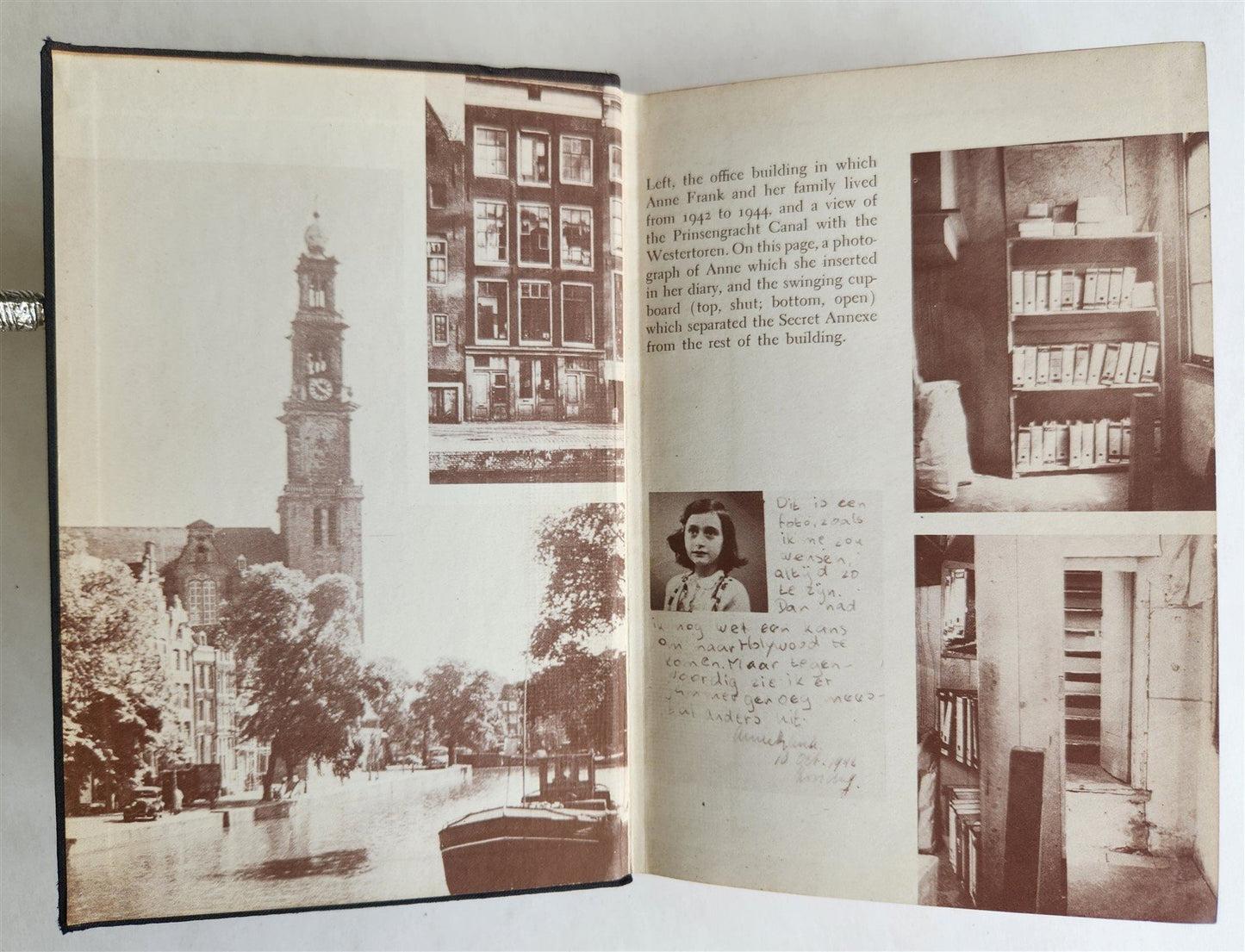 1952 DIARY of a YOUNG GIRL by ANNE FRANK antique 1st AMERICAN EDITION Judaica
