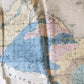 1851 MICHIGAN 3 MAPS antique AMERICANA