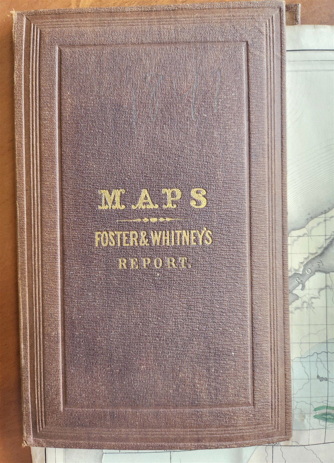 1851 MICHIGAN 3 MAPS antique AMERICANA