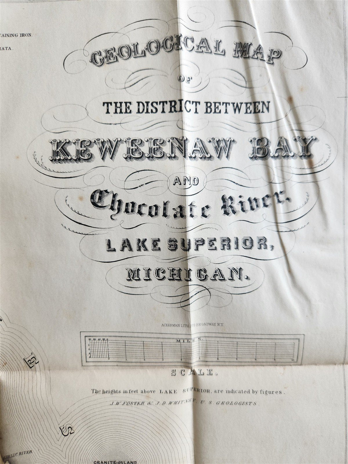 1851 MICHIGAN 3 MAPS antique AMERICANA