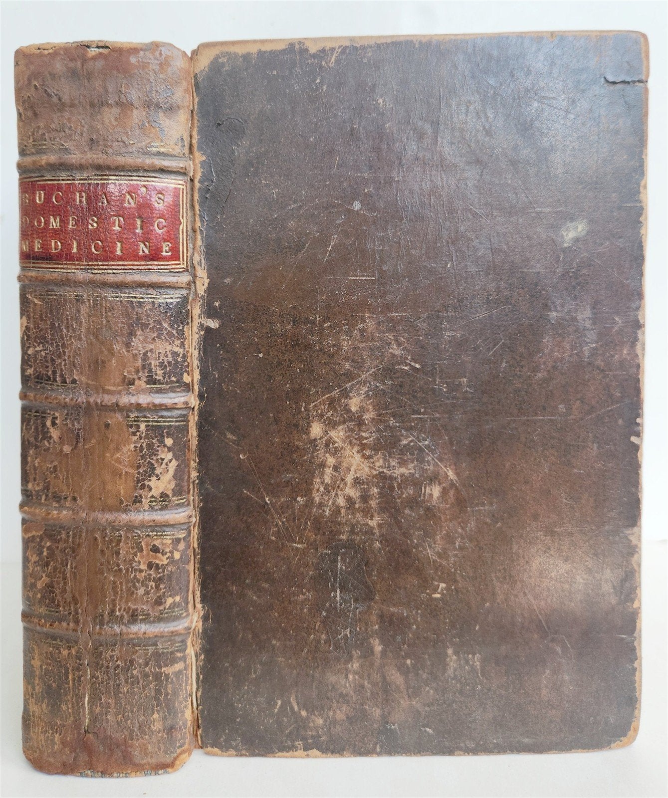 1772 MEDICAL TREATISE in ENGLISH antique Prevention & Cure of Diseases W.BUCHAN
