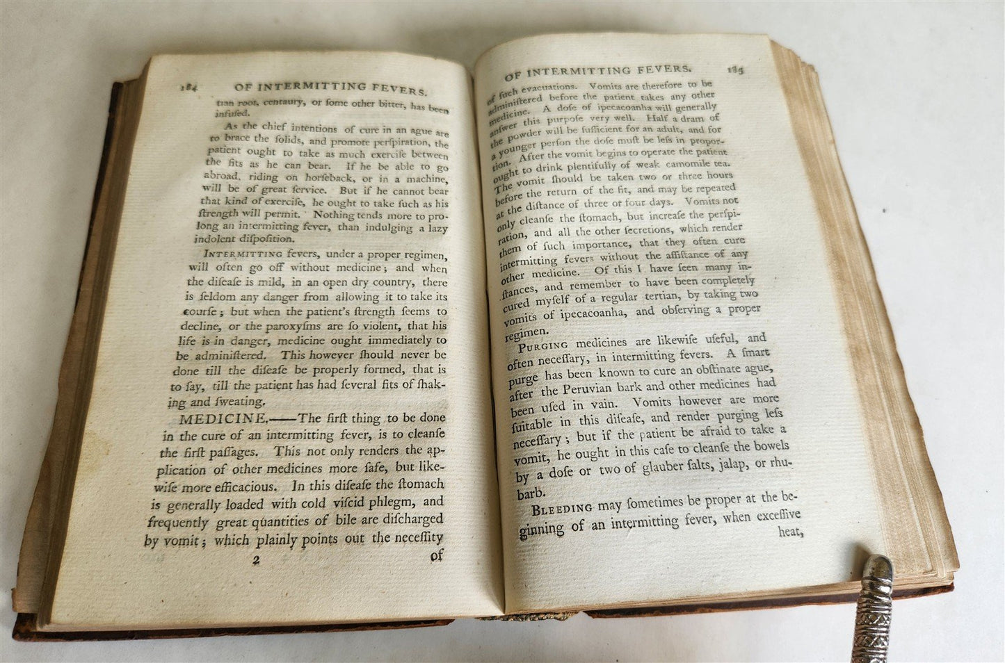1772 MEDICAL TREATISE in ENGLISH antique Prevention & Cure of Diseases W.BUCHAN