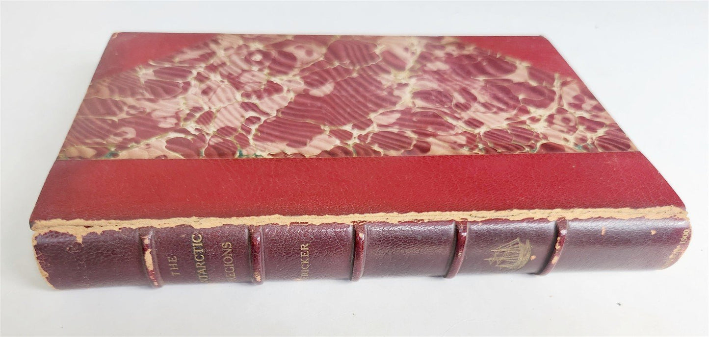1900 ANTARCTIC REGIONS Dr. Karl Fricker antique ILLUSTRATED 1st EDITION English