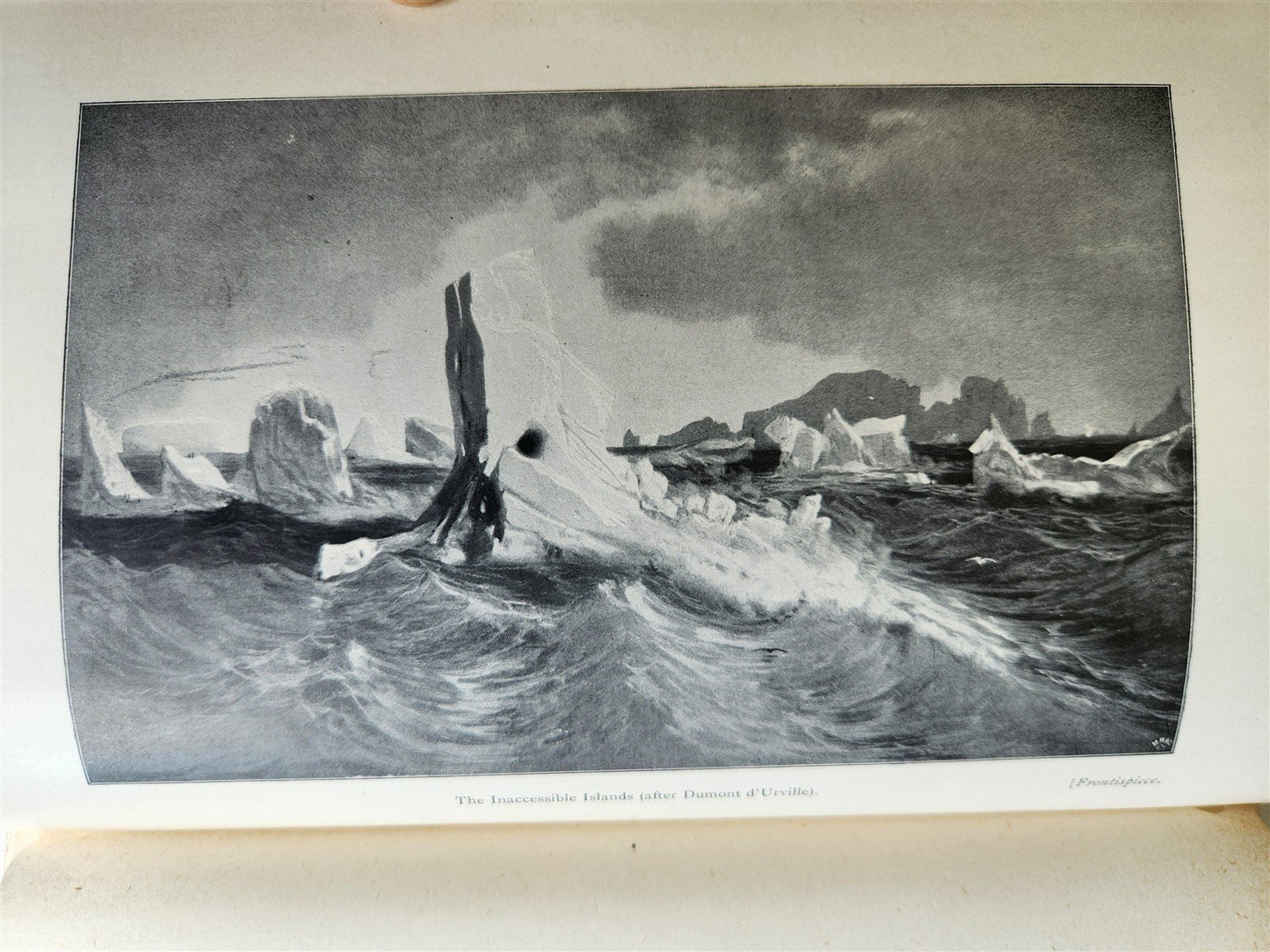 1900 ANTARCTIC REGIONS Dr. Karl Fricker antique ILLUSTRATED 1st EDITION English