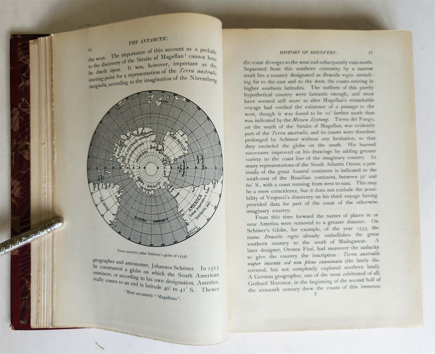 1900 ANTARCTIC REGIONS Dr. Karl Fricker antique ILLUSTRATED 1st EDITION English