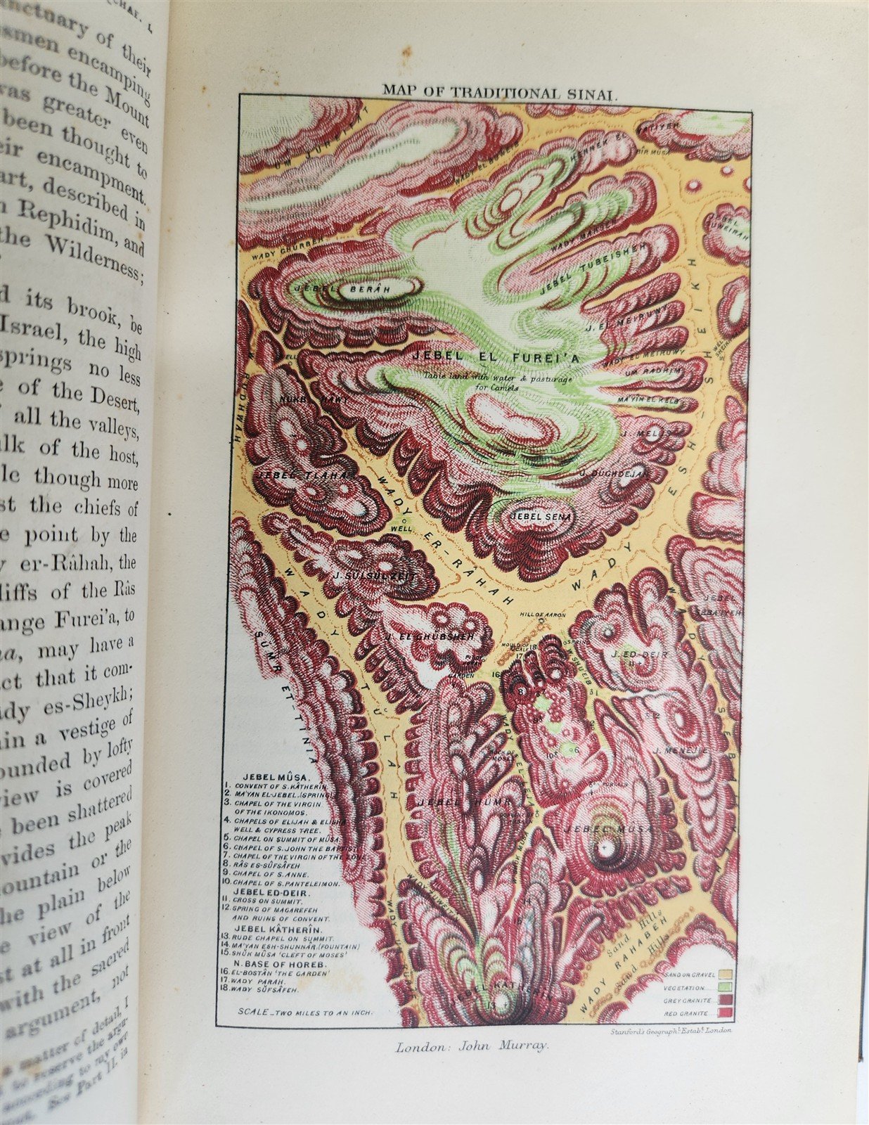 1889 SINAI and PALESTINE by Arthur Penrhyn Stanley antique ILLUSTRATED English