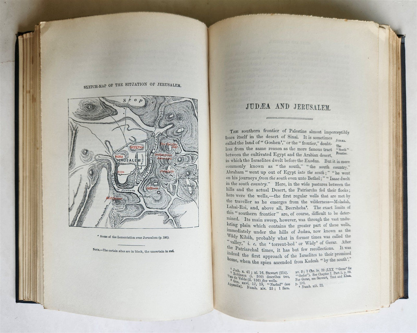 1889 SINAI and PALESTINE by Arthur Penrhyn Stanley antique ILLUSTRATED English