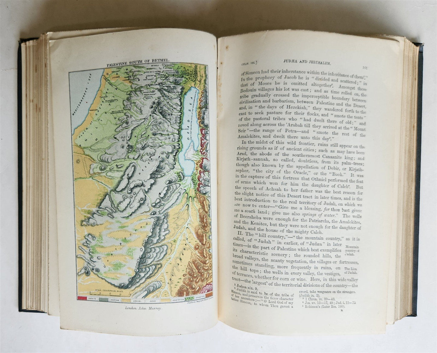1889 SINAI and PALESTINE by Arthur Penrhyn Stanley antique ILLUSTRATED English